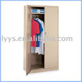 fully assembled steel wardrobe storage cabinet for home furniture